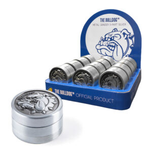 Kovový mlynček Bulldog Amsterdam 3-dielny Ø40mm (Grinder) - Image 2