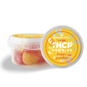 HG THC-P Gummies Happy Peaches ~50mg, 7 x 7mg