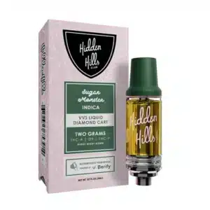 Hidden Hills Club Sugar Monster | NIGHT NIGHT BLEND | THC-A, D9 THC-P Vape cartridge 2G