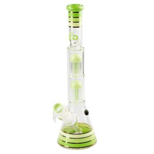 G-Rollz Grace Glass | Golden Line Green Beaker Bong H:46cm - Ø:50mm Socket:29.2mm - Image 2