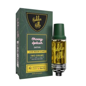 Hidden Hills Club Cherry Splash | FIRE FIRE BLEND | D11 + D9 THC-P Vape cartridge 2G